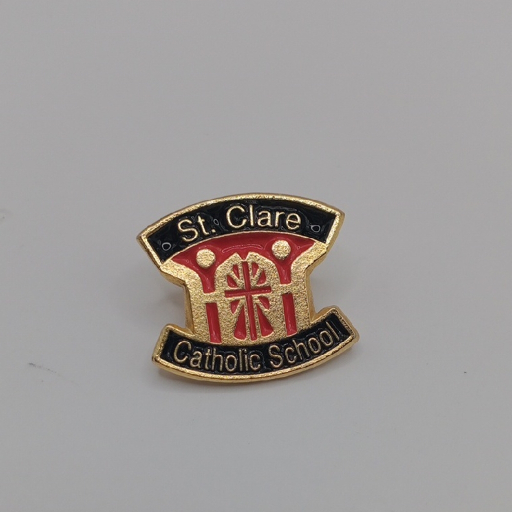 Vintage. St. Clare Catholic School Pin